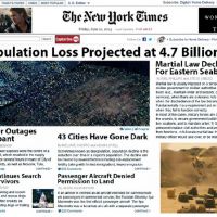 Pub : "World War Z" attaque la Une du New York Times