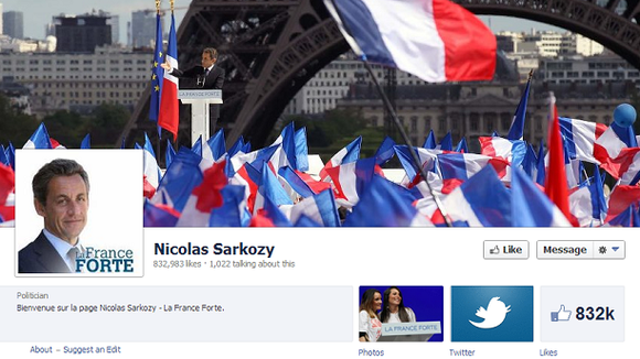 Facebook, nouveau média favori de Nicolas Sarkozy