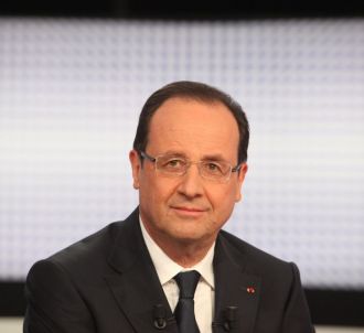 François Hollande, sur le plateau de France 2, en mars...
