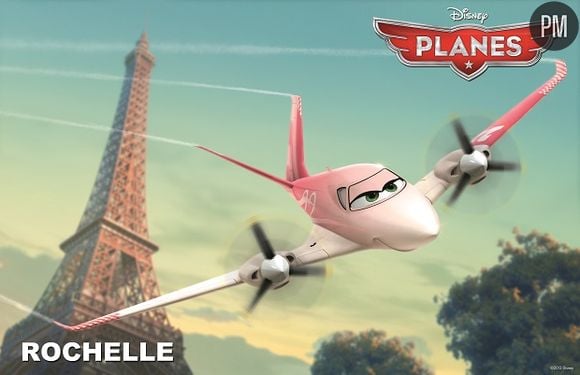 Mélissa Theuriau double Rochelle dans "Planes"