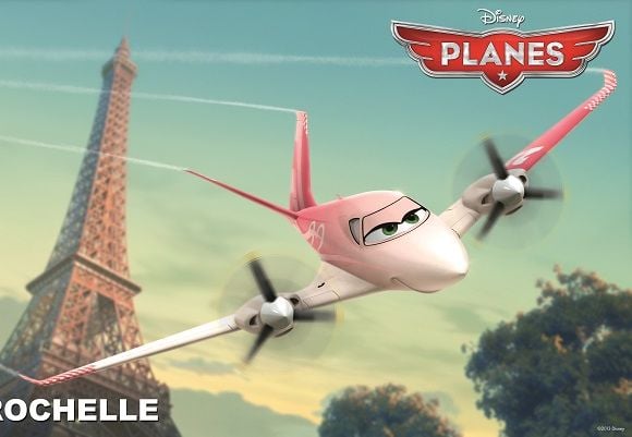 Mélissa Theuriau double Rochelle dans "Planes"