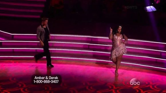 "Danse avec les stars" US : Amber Riley de "Glee" enthousiasme le jury