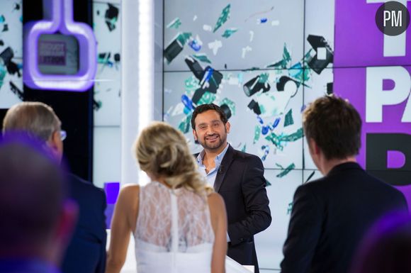 Cyril Hanouna, dans "Touche pas à mon poste", fêtait ses 39 ans lundi soir.