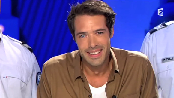 Nicolas Bedos, dans "On n'est pas couché" après son arrestation.