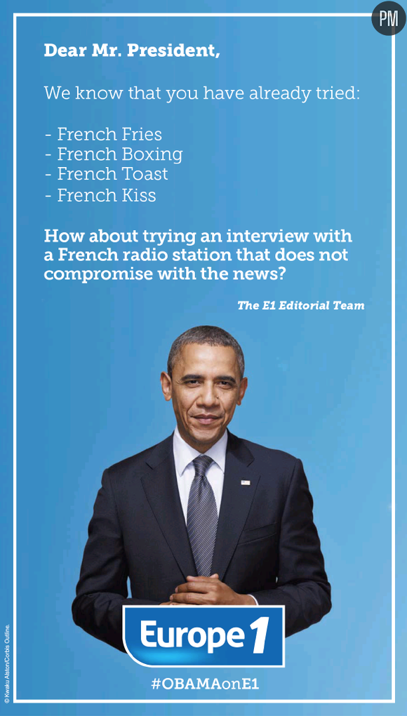 Europe 1 demande une interview à Barack Obama