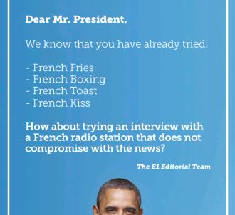 Europe 1 demande une interview à Barack Obama