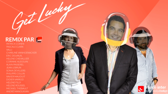 Les Voix de France Inter reprennent "Get Lucky" des Daft Punk.