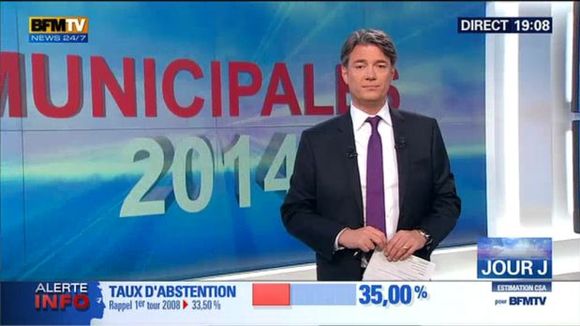 Municipales : Bonnes audiences pour les soirées électorales de BFMTV et i-TELE