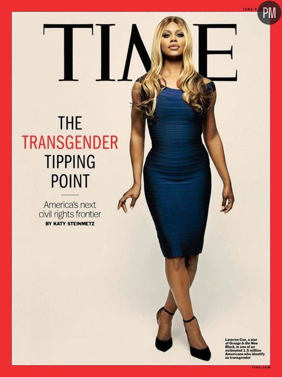 Laverne Cox en Une du magazine "Time"