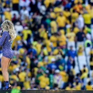 Jennifer Lopez lors de la cérémonie d'ouverture de la Coupe du monde 2014