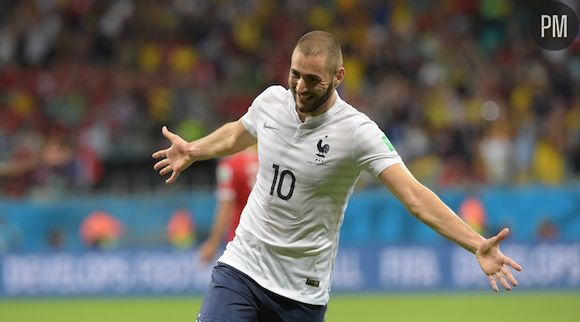 Karim Benzema vendredi après son but contre la Suisse