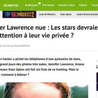 Scandale des photos nues : Melty retire un article choquant qui blâmait les stars !