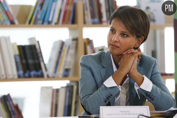 Najat Vallaud-Belkacem, nouvelle ministre de l'Education Nationale.