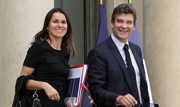 Aurélie Filippetti et Arnaud Montebourg paparazzés en Une de Paris Match