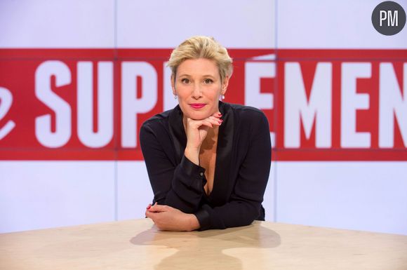 Maïtena Biraben sur le plateau du "Supplément".