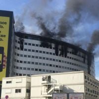 Important incendie à Maison de la Radio à Paris