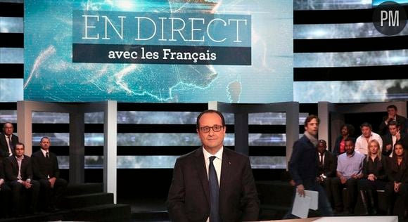 François Hollande dans "En direct avec les Français" sur TF1