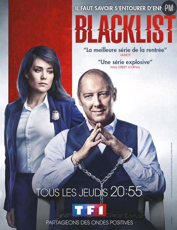 TF1 se trompe de jour de diffusion dans sa publicité pour "Blacklist".