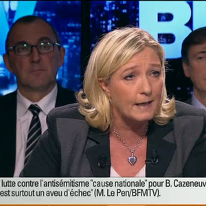 Marine Le Pen, sur BFMTV le 7 décembre 2014.