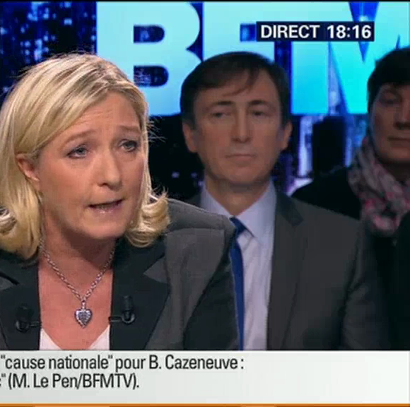 Marine Le Pen, sur BFMTV le 7 décembre 2014.