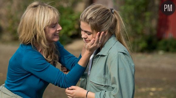 Karin Viard et Louane Emera dans "La Famille Bélier"