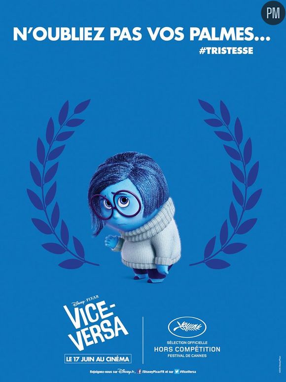 Les affiches de Vice-Versa spéciale festival de Cannes.