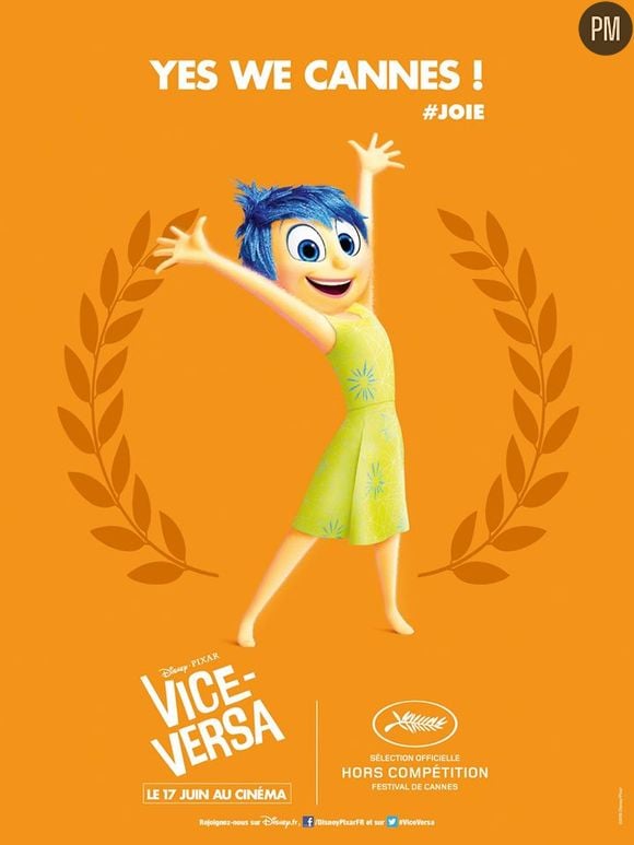 Les affiches de Vice-Versa spéciale festival de Cannes.