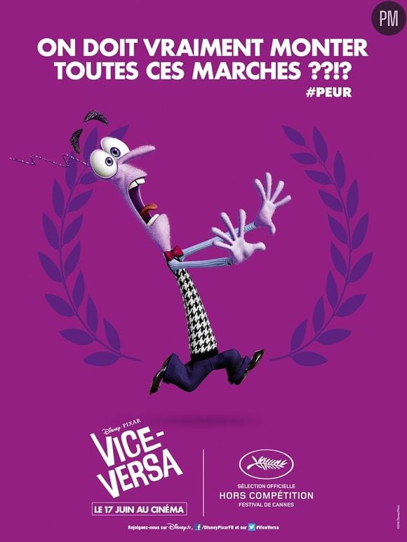 Les affiches de Vice-Versa spéciale festival de Cannes.