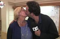 Le baiser de Cyrille Eldin à Isabelle Balkany.