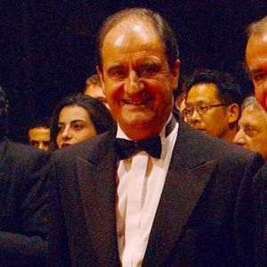 Pierre Lescure et Alain de Greef, en 2002.
