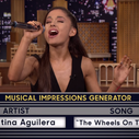 Ariana Grande imite Britney Spears, Christina Aguilera et Céline Dion chez Jimmy Fallon