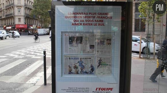 La campagne éphémère de "L'Equipe"