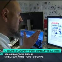 Dans les coulisses du lancement de "L'Equipe" au format tabloïd