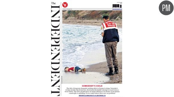 La Une de "The Independent".