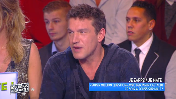 Benjamin Castaldi s'énerve sur le plateau de "TPMP"