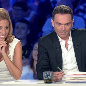 Léa Salamé avec Yann Moix dans "On n'est pas couché"