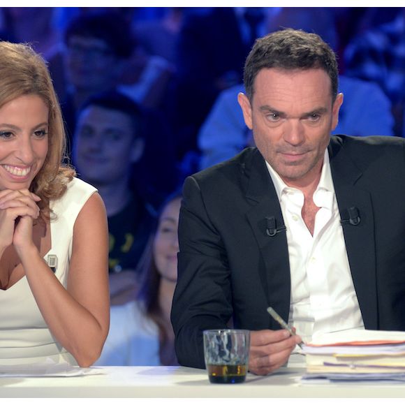Léa Salamé avec Yann Moix dans "On n'est pas couché"