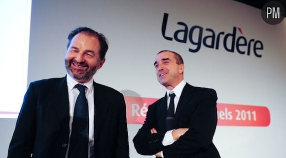 Denis Olivennes et Arnaud Lagardère