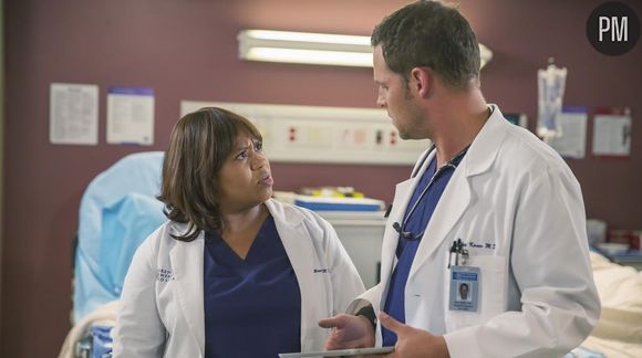 Chandra Wilson et Justin Chambers dans "Grey's Anatomy"