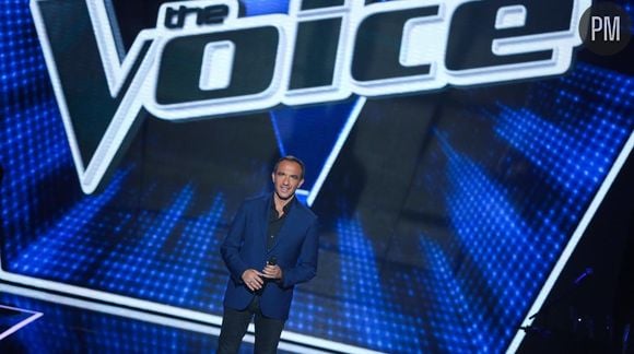 Nikos sur le plateau de "The Voice" 2016