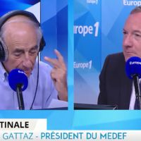 Europe 1 : Pierre Gattaz confond Jean-Pierre Elkabbach et Patrick Cohen