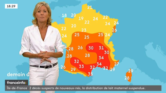 Claire Chazal, miss météo d'un jour de franceinfo !