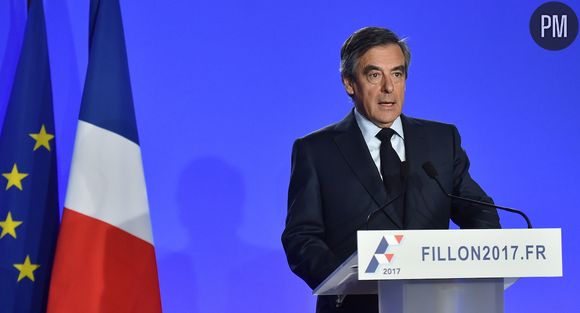 François Fillon lors de sa conférence de presse hier