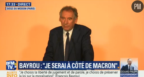 La conférence de presse de François Bayrou ce mercredi.