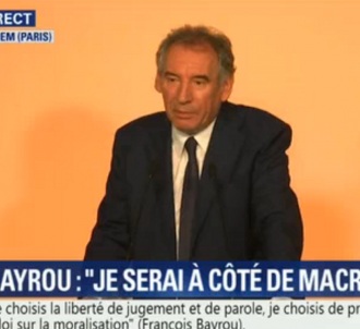 La conférence de presse de François Bayrou ce mercredi.