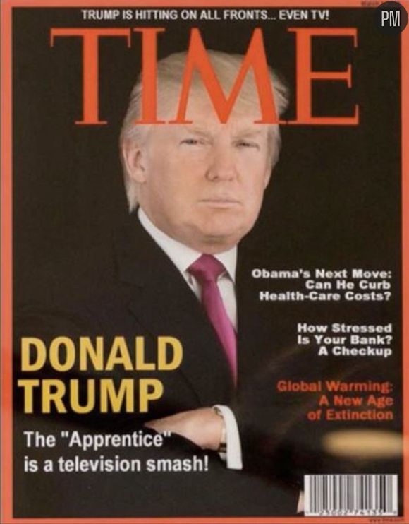 Fausse Une du "Time" sur Donald Trump