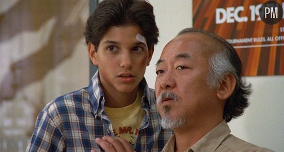 Ralph Maccio et Pat Morita dans "Karate Kid"