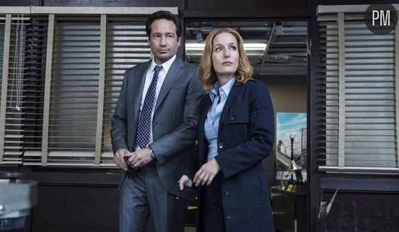 David Duchovny et Gillian Anderson dans "X-Files"