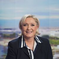 Marine Le Pen invitée du 20 Heures de Gilles Bouleau