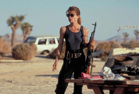 Linda Hamilton dans "Terminator 2"